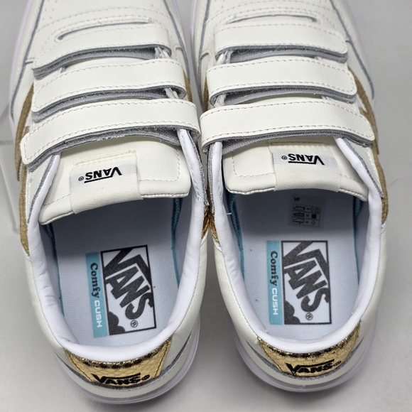 VANS LOWLAND LOW UNISEX MEN SIZE 8 WOMEN SIZE 9.5 SHOES MARSHMALLOW/GOLD NEW - Picture 10 of 11